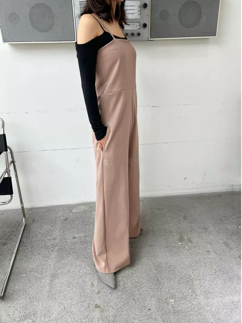 Pb - Korean Women Fashion - #womensfashion - Wide String Jumpsuit - 2