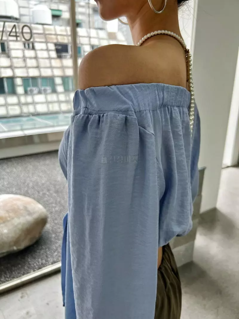 Pb - Korean Women Fashion - #womensfashion - Open Shinning Blouse