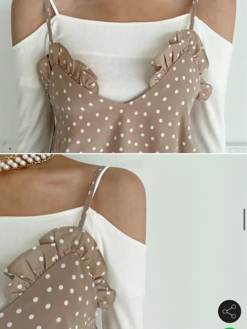 Pb - Korean Women Fashion - #womensfashion - Off Shoulder String Tee - 8