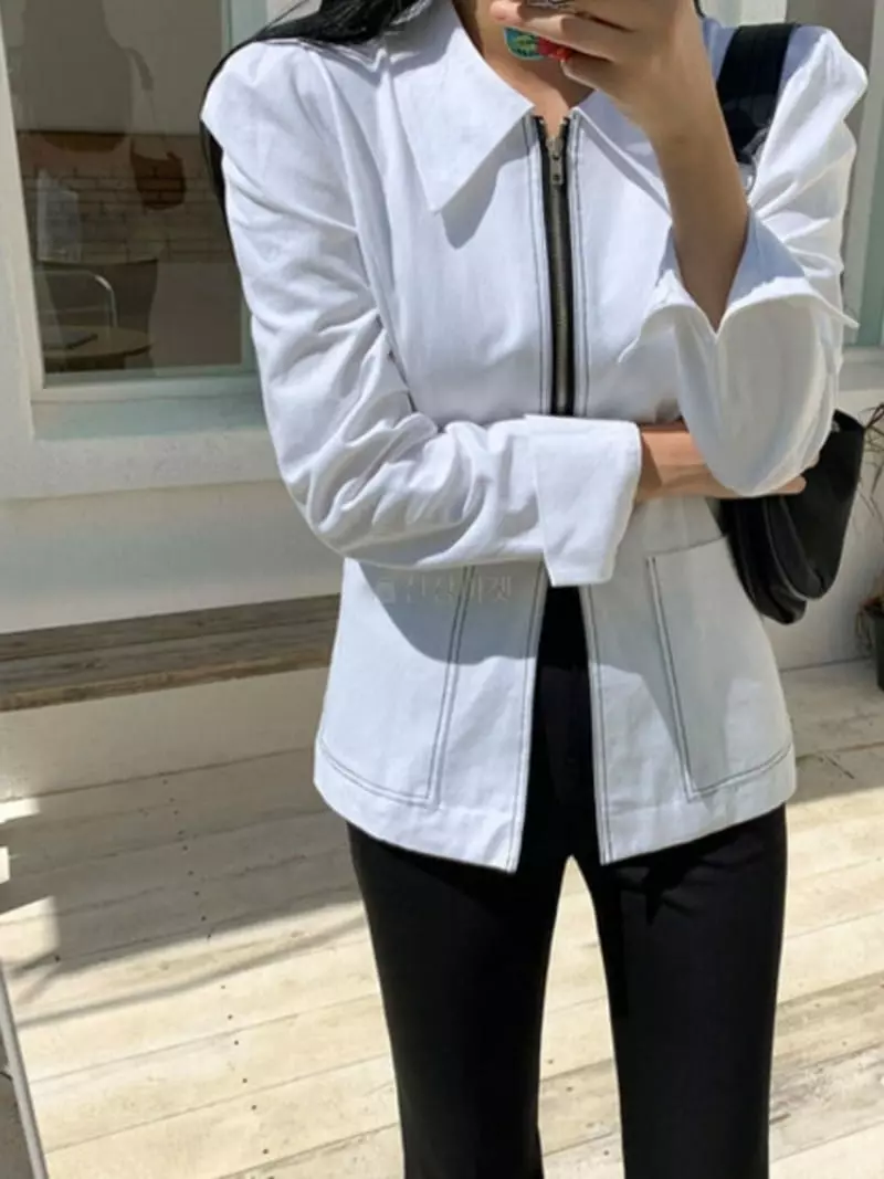 Pb - Korean Women Fashion - #womensfashion - Elleri Stitch Jacket