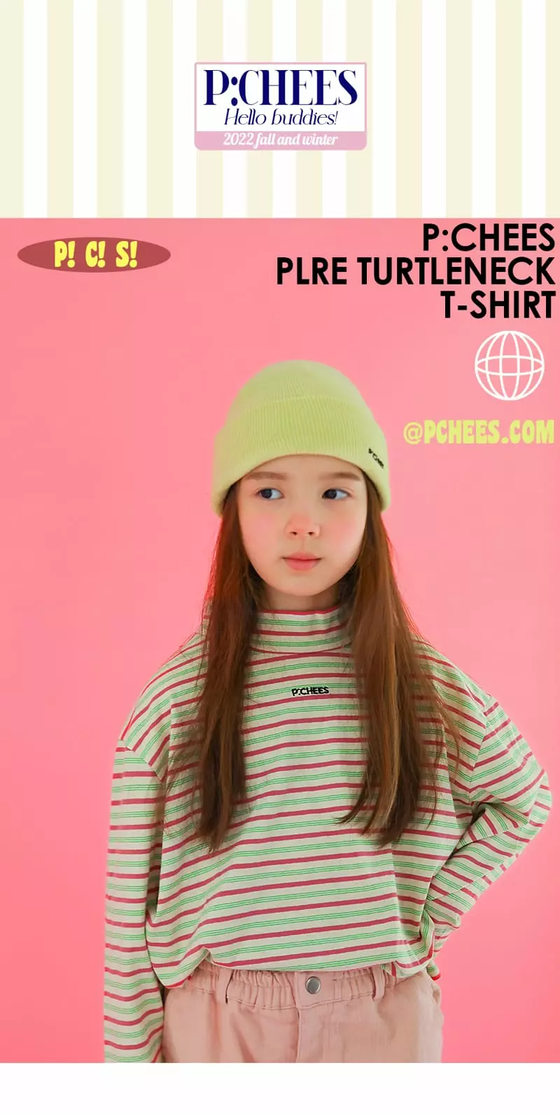 Peach-Cream - Korean Children Fashion - #minifashionista - Ply Turtleneck Tee