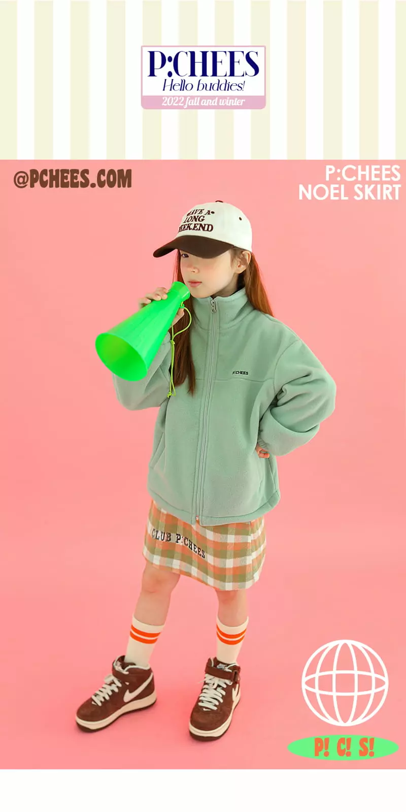 Peach-Cream - Korean Children Fashion - #todddlerfashion - Noel Skirt
