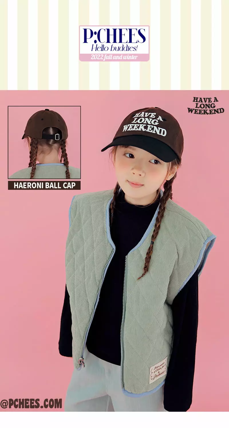Peach-Cream - Korean Children Fashion - #toddlerclothing - Haroni Cap