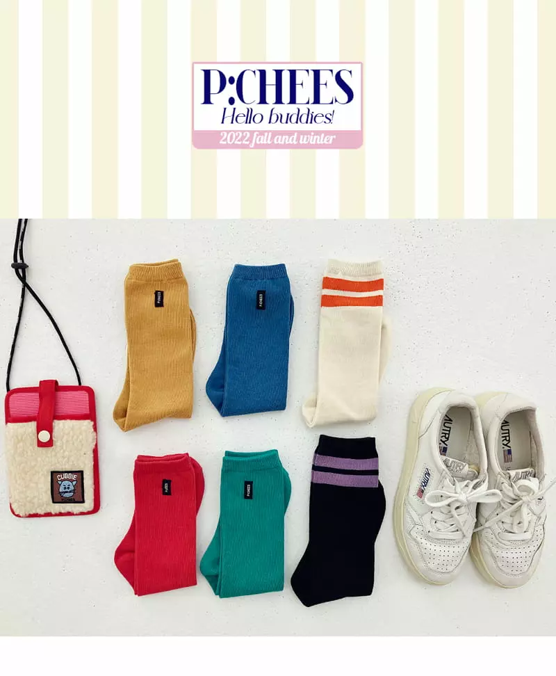 Peach-Cream - Korean Junior Fashion - #magicofchildhood - Lupper Socks Set