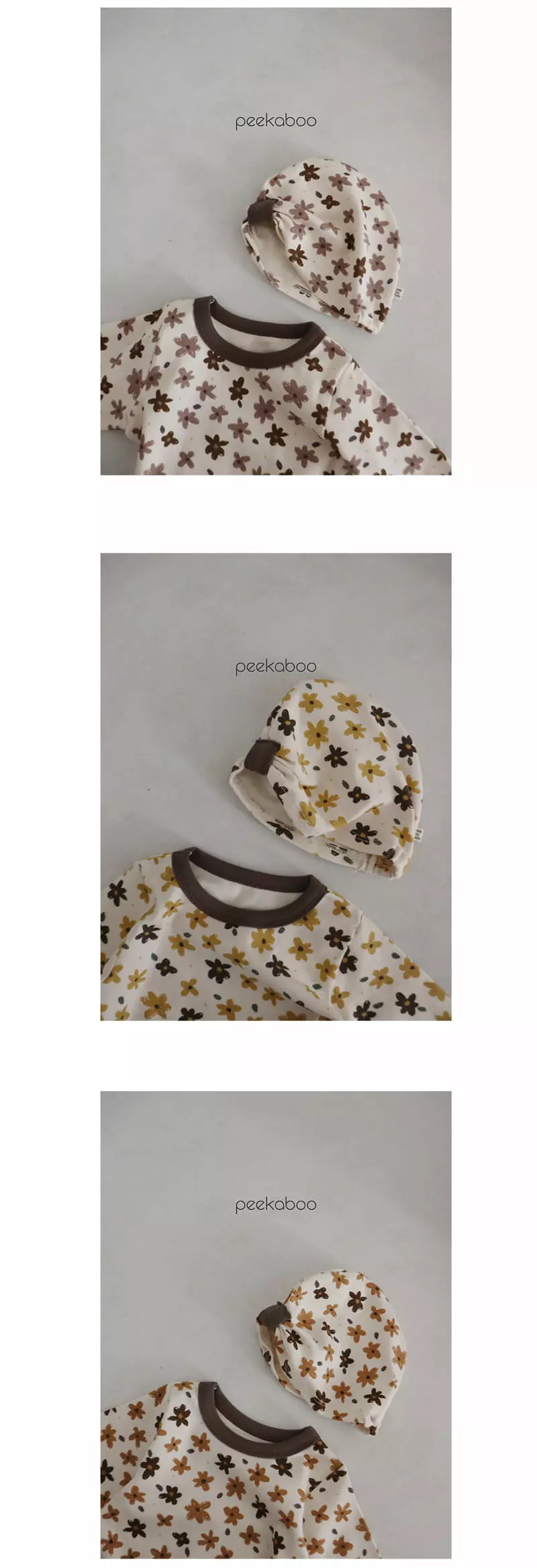 Peekaboo - Korean Baby Fashion - #babyfashion - Comme Bodysuit Set - 4