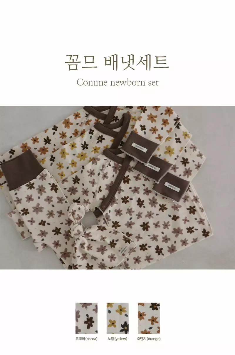 Peekaboo - Korean Baby Fashion - #babyfever - Comme Benet Set