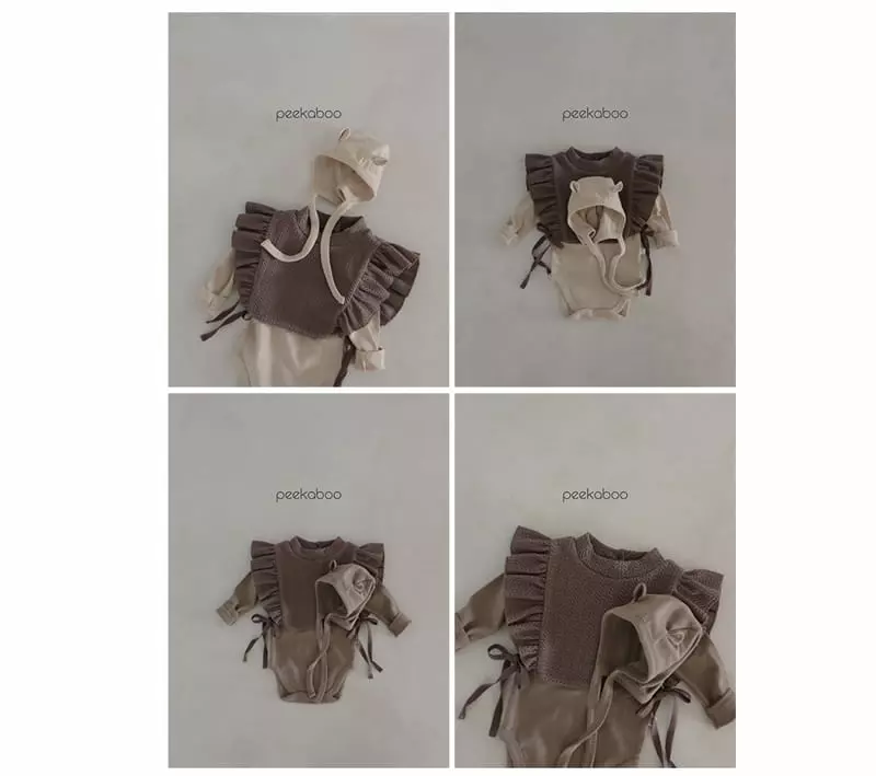 Peekaboo - Korean Baby Fashion - #babygirlfashion - Muse Bib - 4