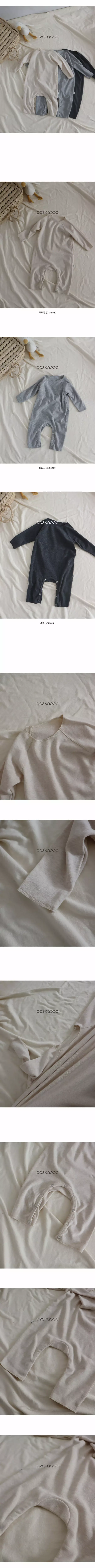 Peekaboo - Korean Baby Fashion - #onlinebabyshop - Easy Bodysuit - 3