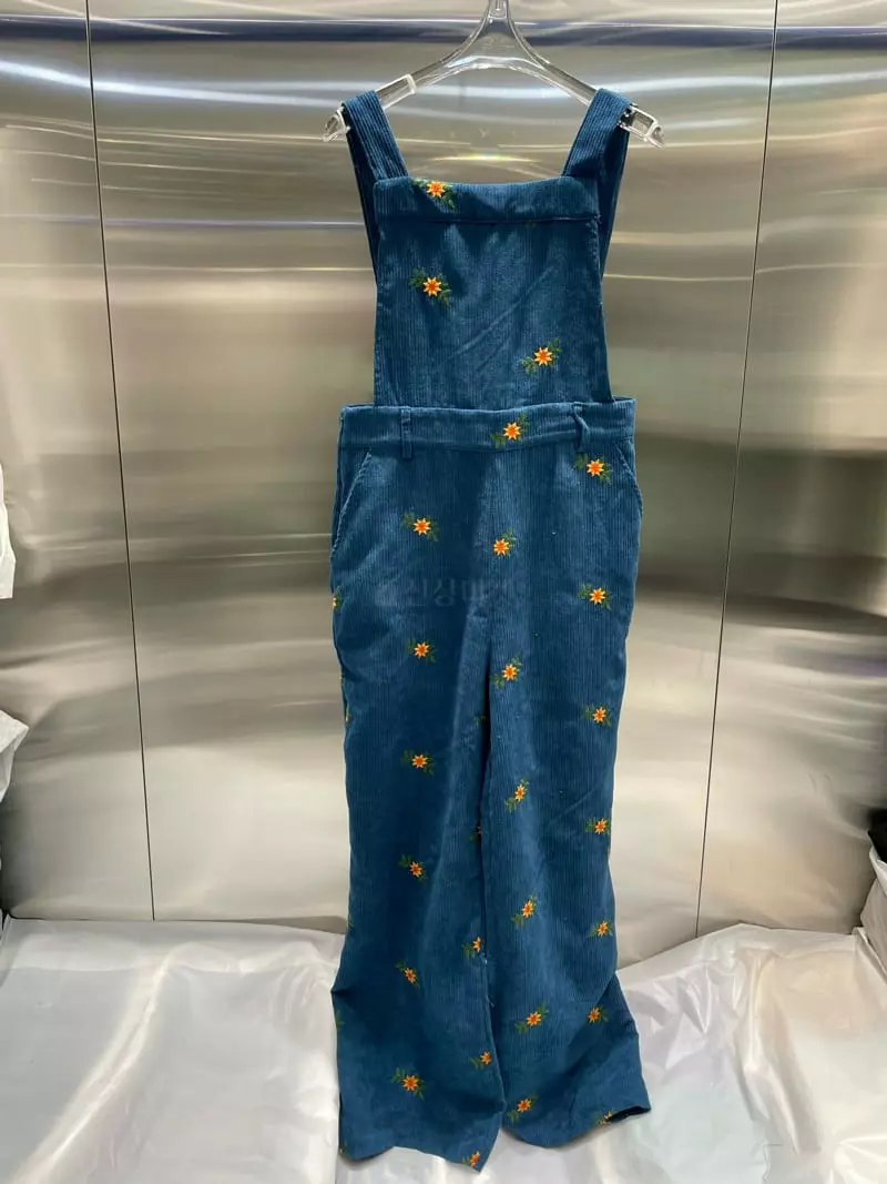 Pic - Korean Women Fashion - #momslook - Flower Overalls - 10