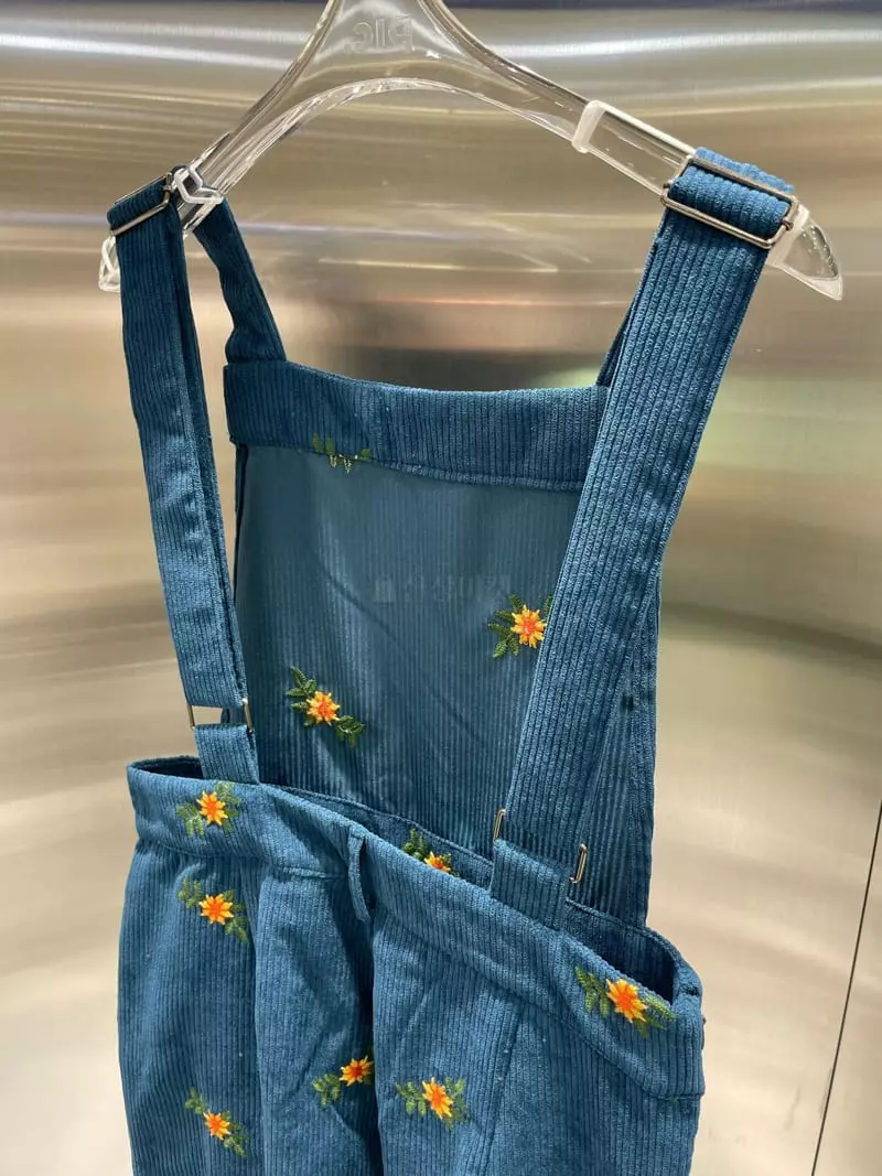 Pic - Korean Women Fashion - #momslook - Flower Overalls - 12