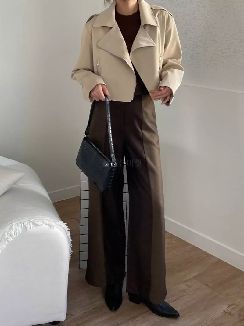 Pic - Korean Women Fashion - #momslook - Tone On Tone Pants - 10