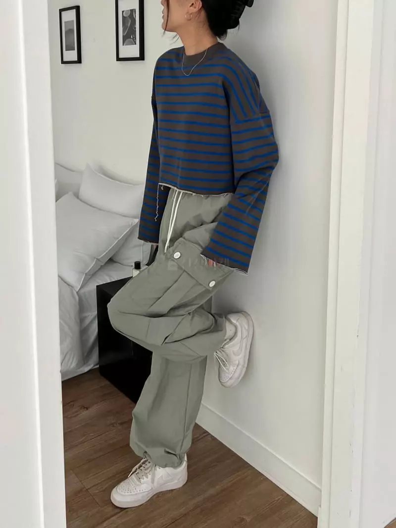 Pic - Korean Women Fashion - #momslook - Willy Stripes Tee - 3