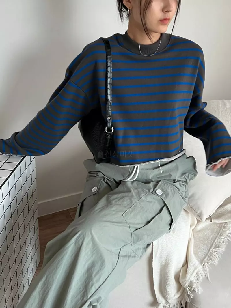 Pic - Korean Women Fashion - #momslook - Willy Stripes Tee - 5