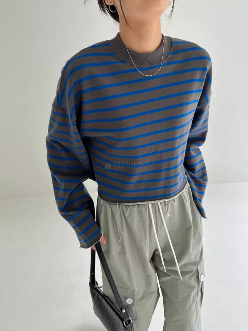 Pic - Korean Women Fashion - #momslook - Willy Stripes Tee - 7