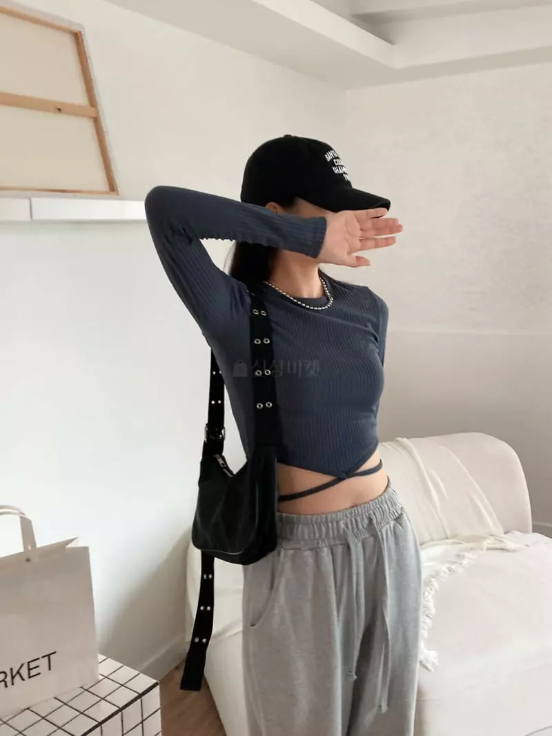 Pic - Korean Women Fashion - #momslook - String Tee - 7