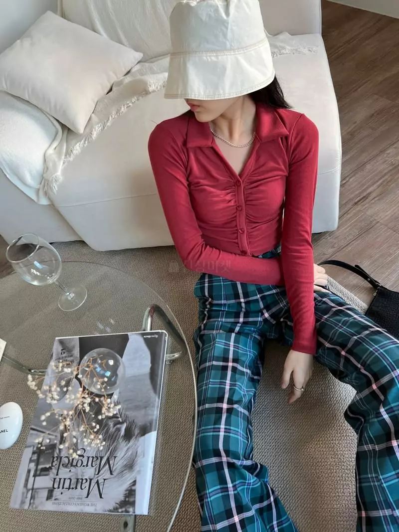 Pic - Korean Women Fashion - #momslook - Shirring Cardigan - 3
