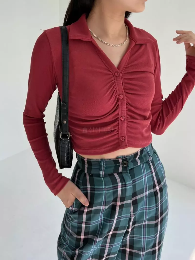 Pic - Korean Women Fashion - #momslook - Shirring Cardigan - 5