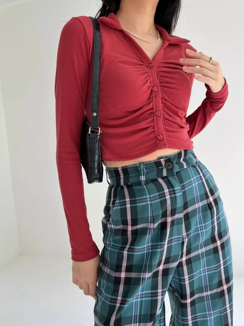 Pic - Korean Women Fashion - #momslook - Shirring Cardigan - 7