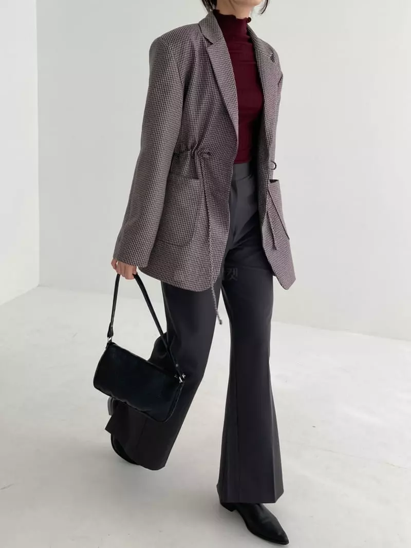 Pic - Korean Women Fashion - #momslook - Back Slit Pants - 3