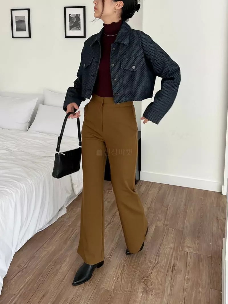 Pic - Korean Women Fashion - #momslook - Back Slit Pants - 9