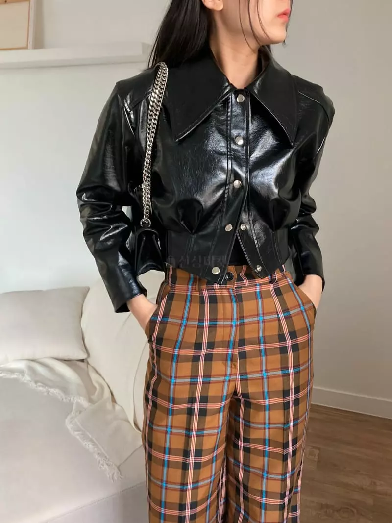 Pic - Korean Women Fashion - #momslook - Babara Leather Jacket - 10