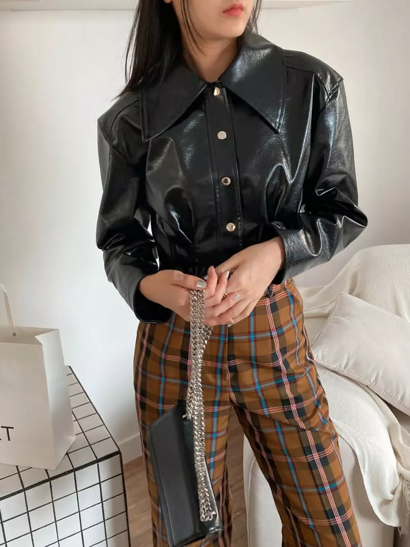 Pic - Korean Women Fashion - #momslook - Babara Leather Jacket - 6