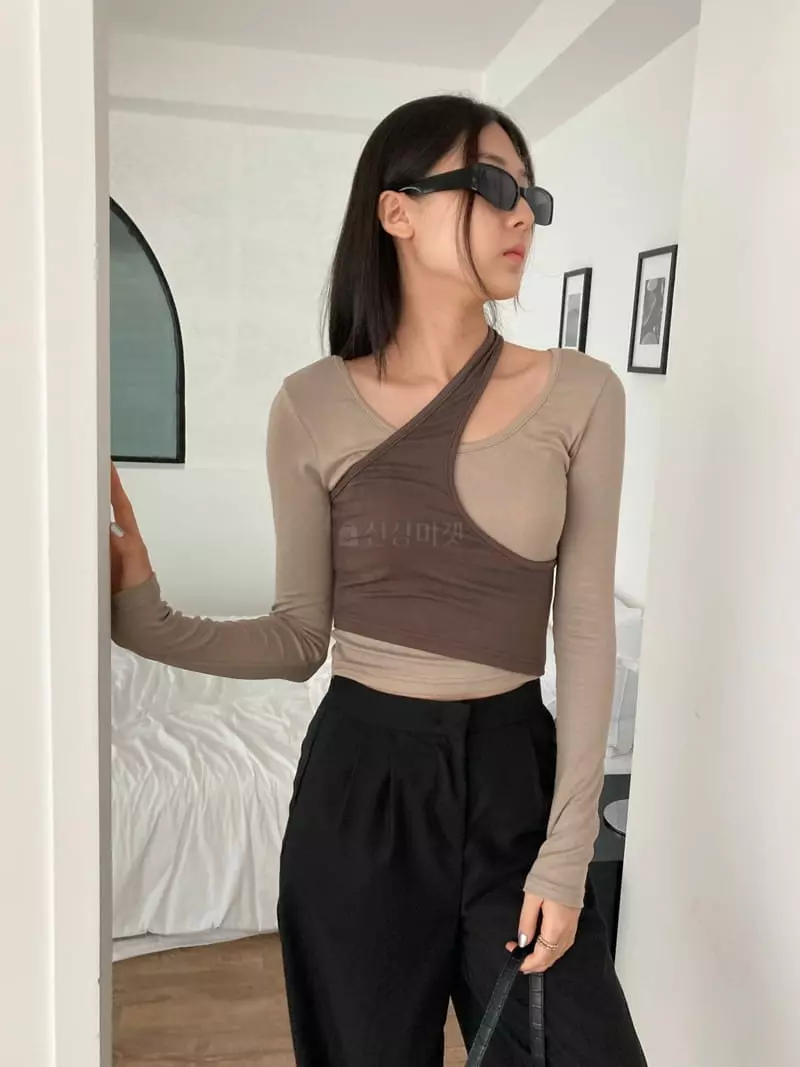 Pic - Korean Women Fashion - #momslook - Layered Tee - 6