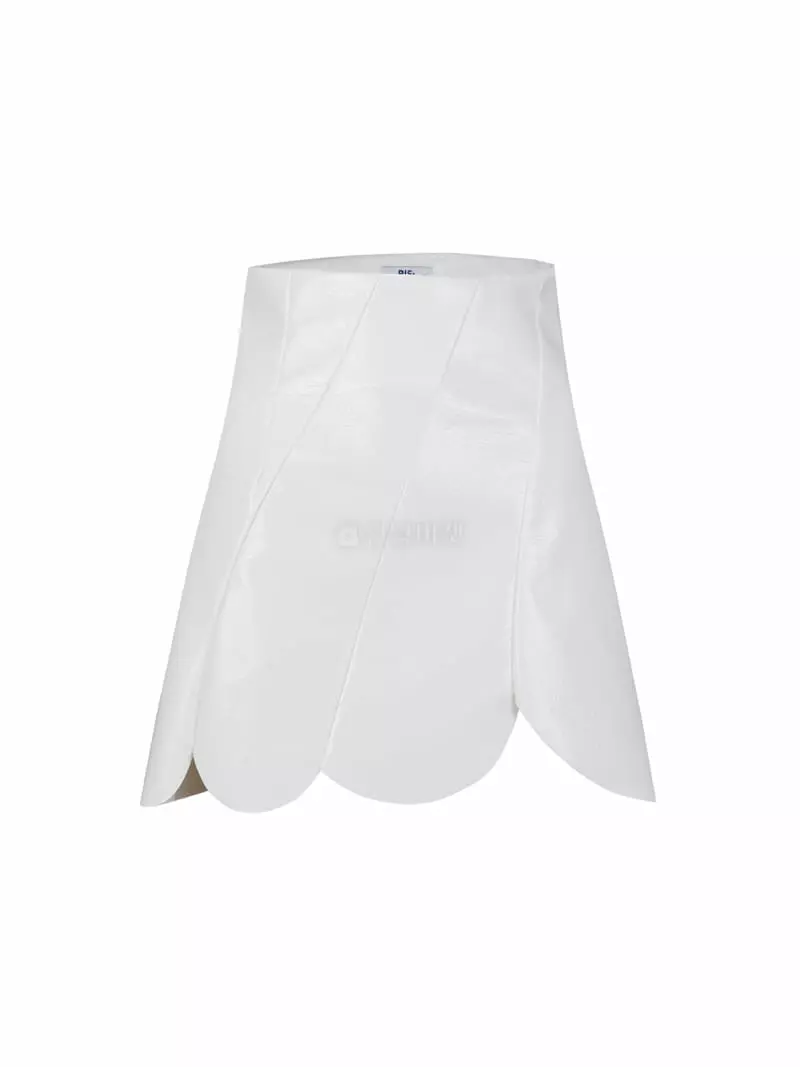 Pic - Korean Women Fashion - #pursuepretty - Tulip Leather Skirt