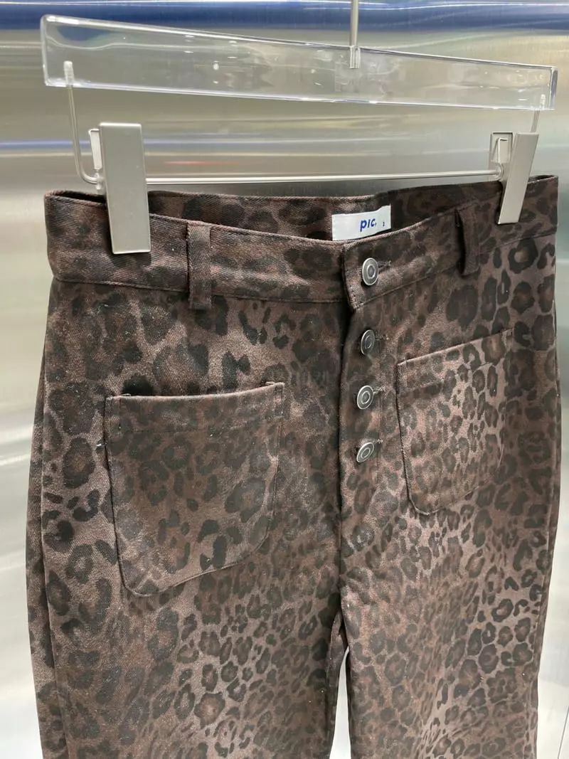 Pic - Korean Women Fashion - #restrostyle - Leopard Pants - 12