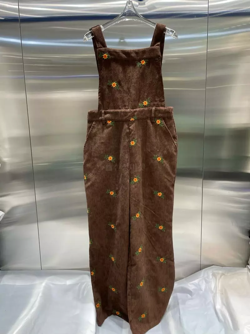 Pic - Korean Women Fashion - #shopsmall - Flower Overalls - 7
