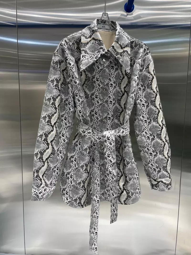 Pic - Korean Women Fashion - #thelittlethings - Pie Tone Belt Jacket - 7