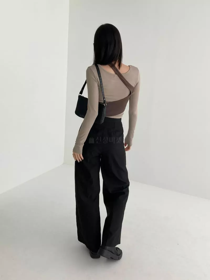 Pic - Korean Women Fashion - #vintageinspired - Layered Tee - 10