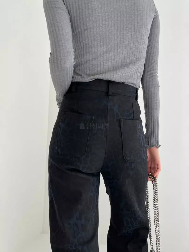 Pic - Korean Women Fashion - #vintageinspired - Leopard Pants - 9