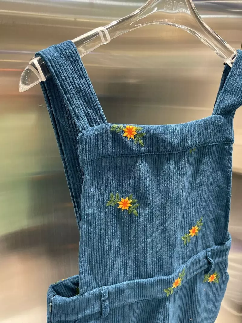 Pic - Korean Women Fashion - #womensfashion - Flower Overalls - 11