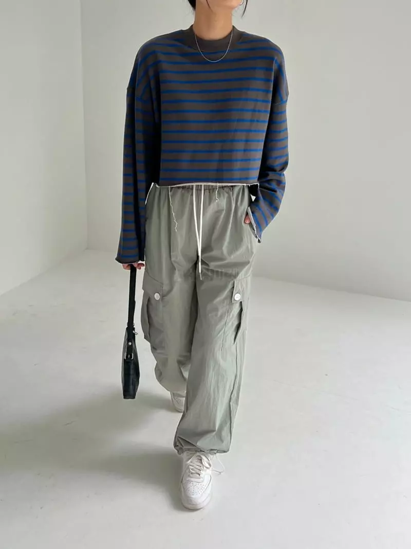 Pic - Korean Women Fashion - #momslook - Willy Stripes Tee - 4