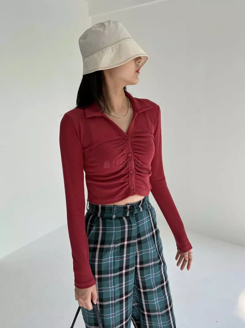 Pic - Korean Women Fashion - #womensfashion - Shirring Cardigan - 2