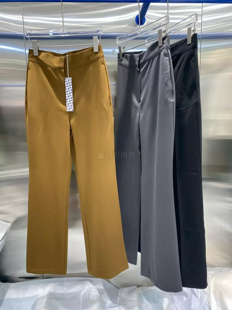 Pic - Korean Women Fashion - #momslook - Back Slit Pants - 4