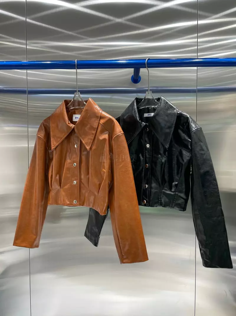Pic - Korean Women Fashion - #womensfashion - Babara Leather Jacket
