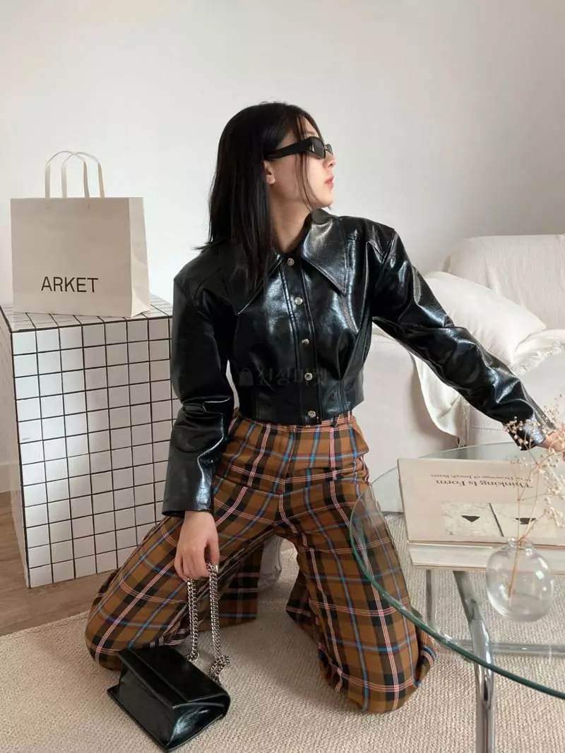 Pic - Korean Women Fashion - #womensfashion - Babara Leather Jacket - 7