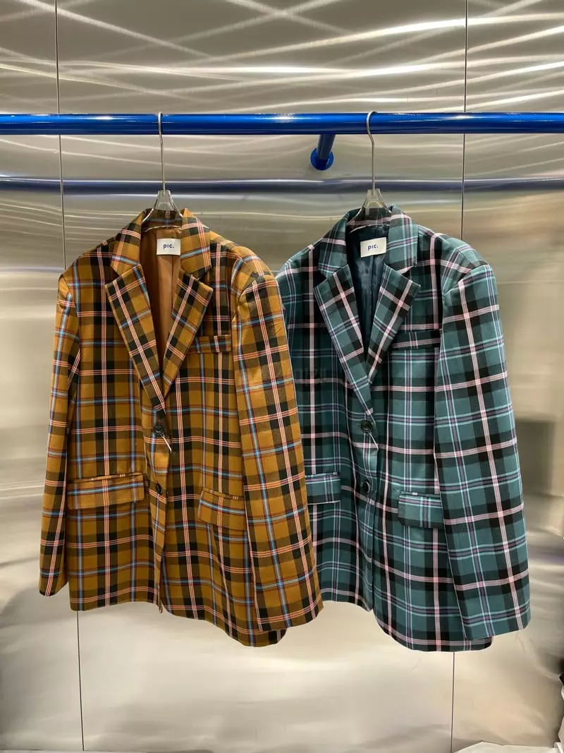 Pic - Korean Women Fashion - #womensfashion - Daddy Check Jacket - 2