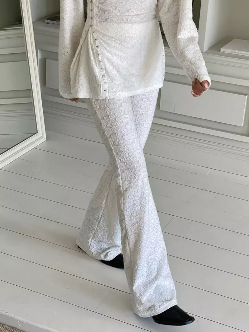 Pin Code - Korean Women Fashion - #momslook - Bookle Pants - 2