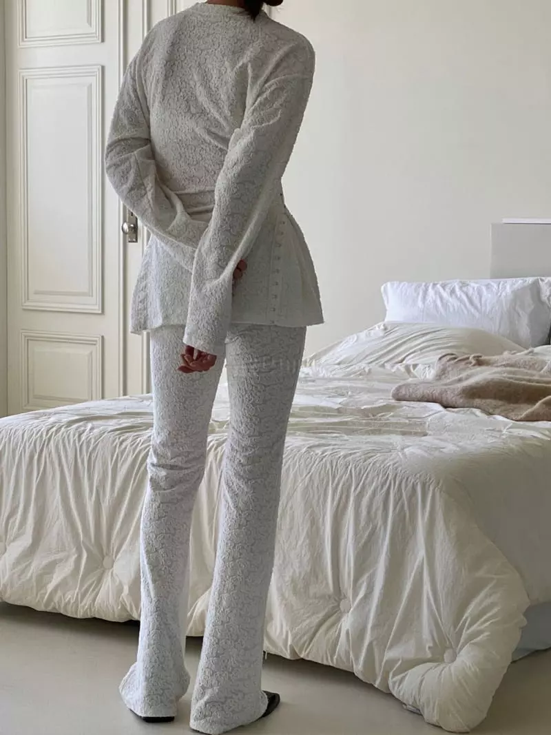 Pin Code - Korean Women Fashion - #momslook - Bookle Pants - 6