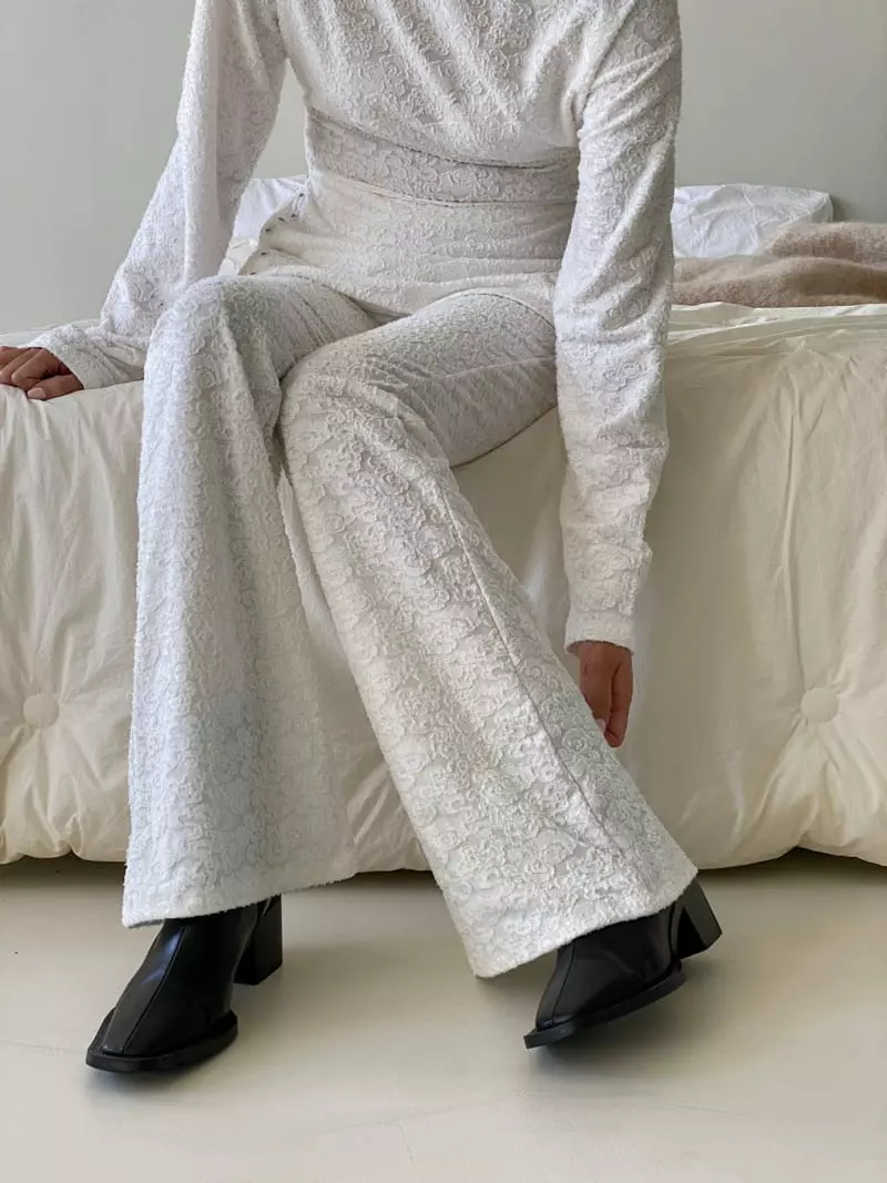 Pin Code - Korean Women Fashion - #momslook - Bookle Pants - 7