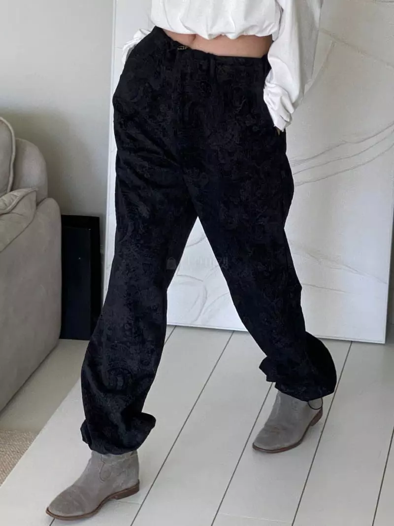 Pin Code - Korean Women Fashion - #momslook - Paisely Pants