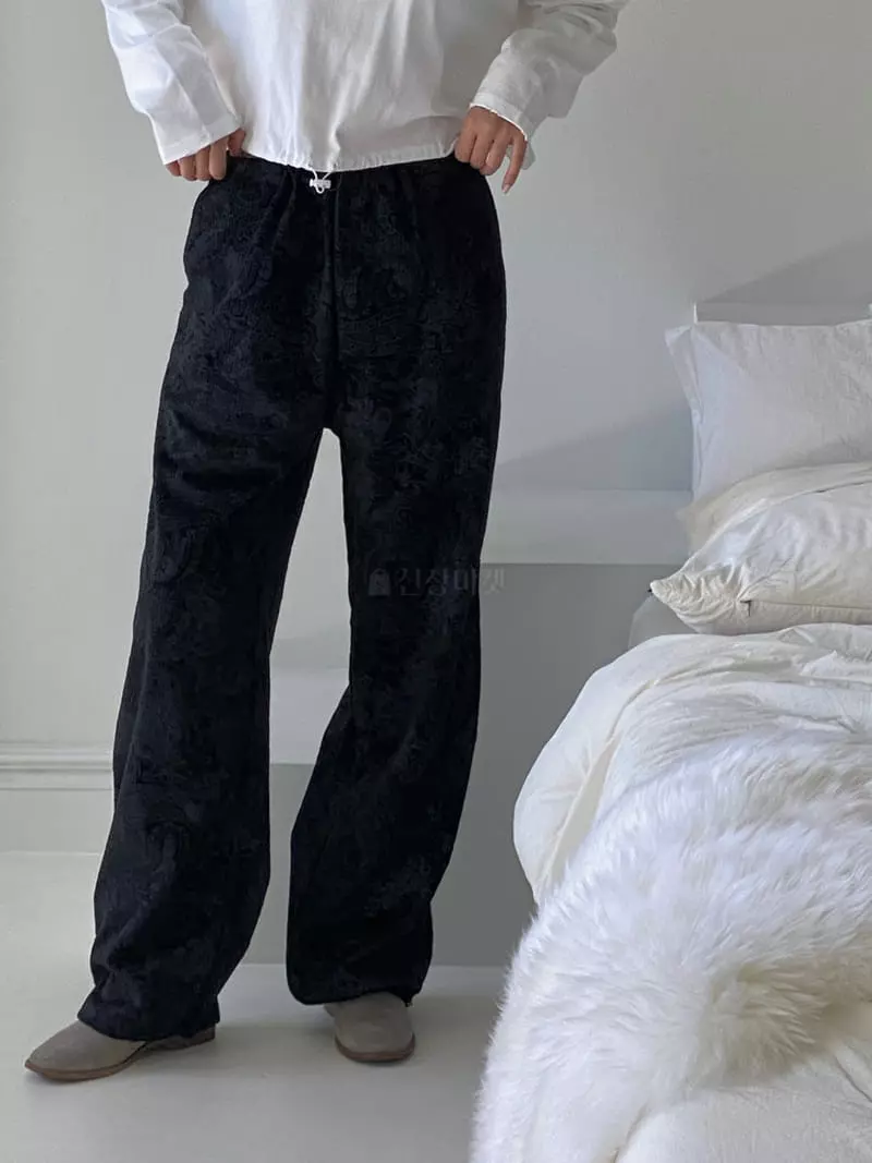 Pin Code - Korean Women Fashion - #momslook - Paisely Pants - 5