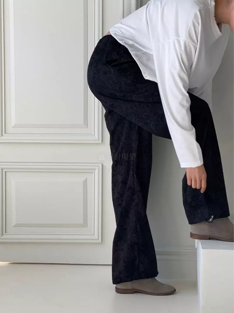 Pin Code - Korean Women Fashion - #momslook - Paisely Pants - 7