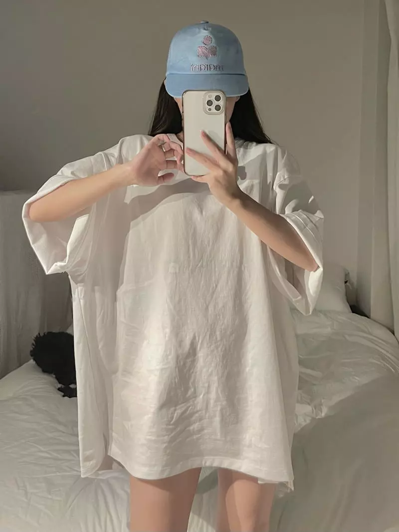 Pin Code - Korean Women Fashion - #momslook - Basic Tee - 3