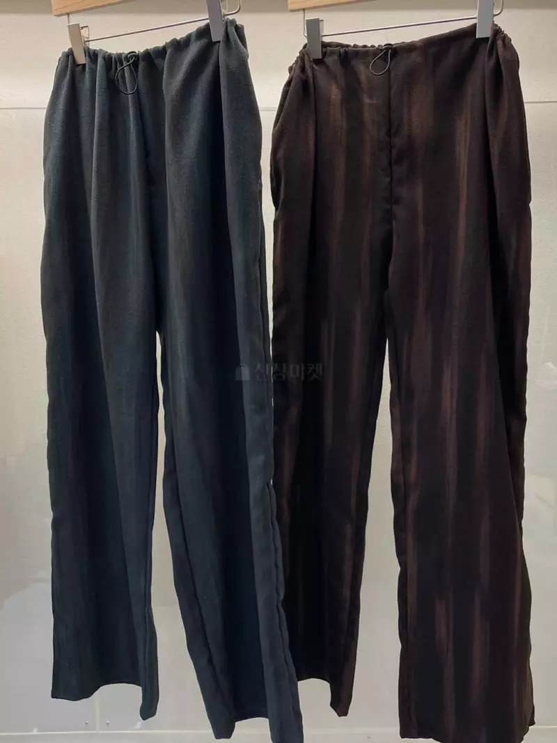 Pin Code - Korean Women Fashion - #momslook - Brush Pants
