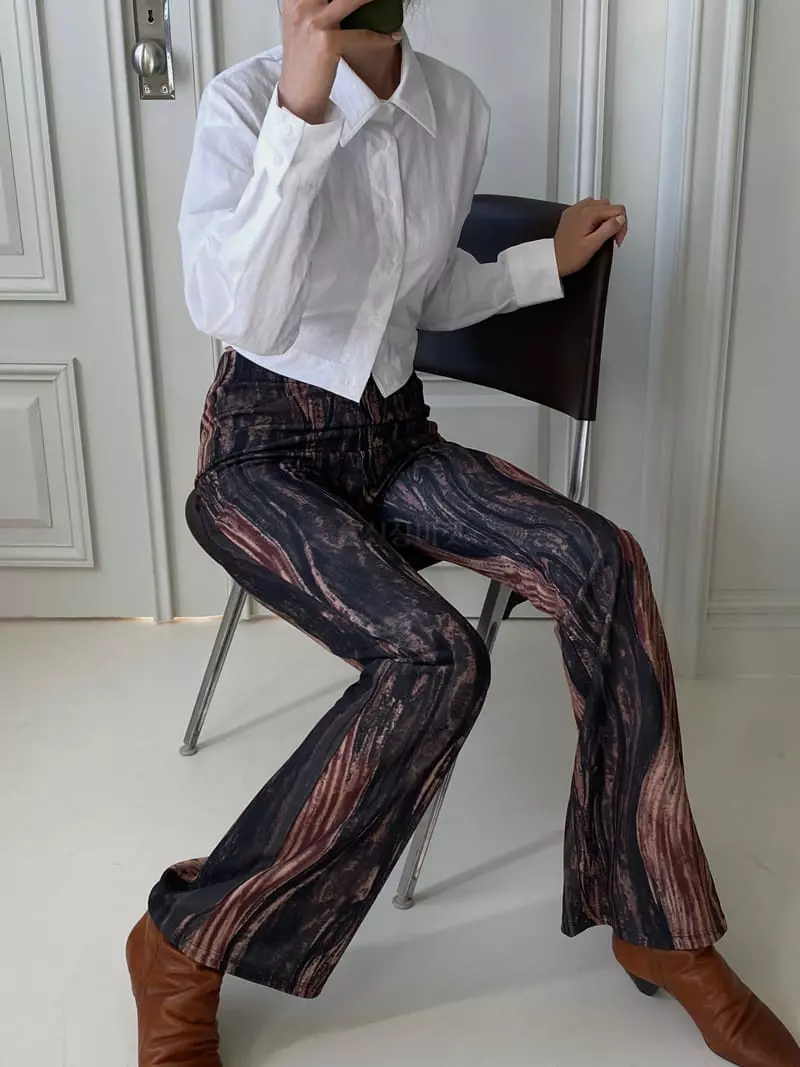 Pin Code - Korean Women Fashion - #momslook - Mable Unique Pants - 8