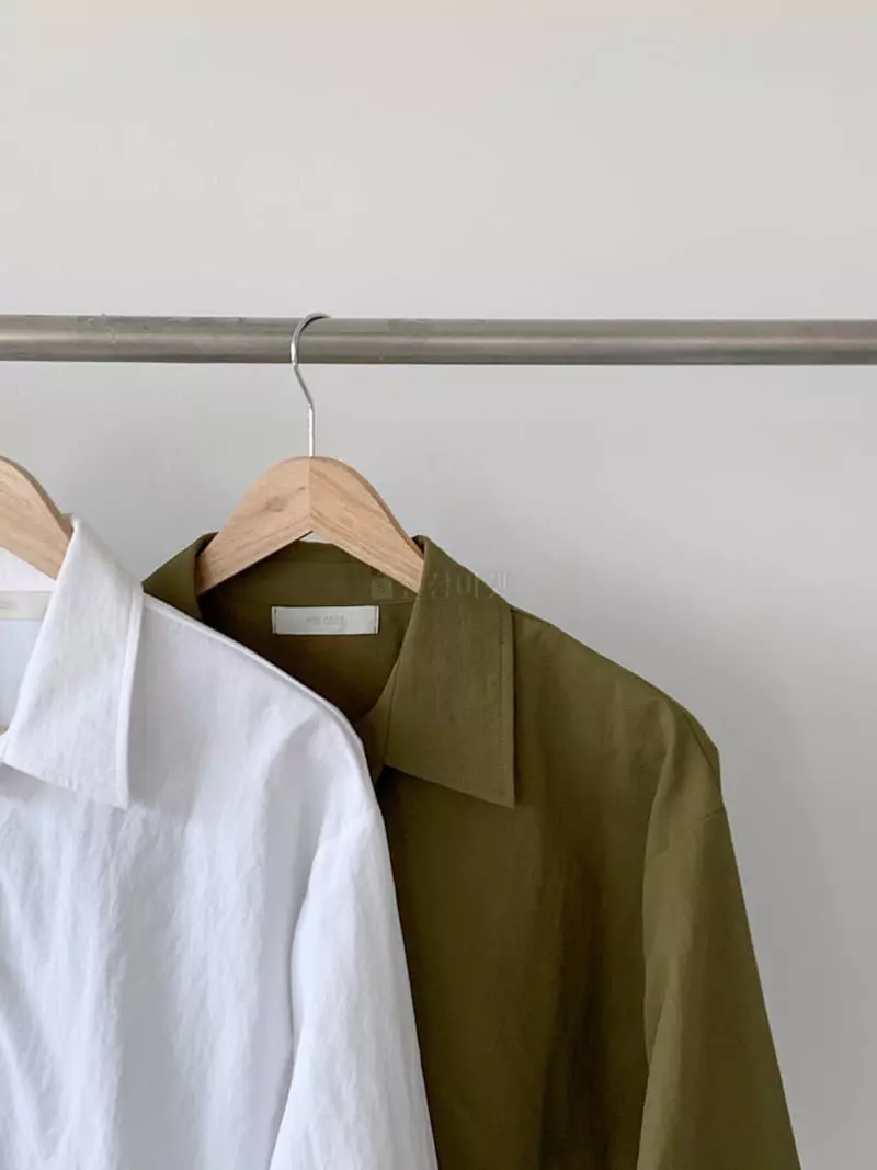 Pin Code - Korean Women Fashion - #momslook - Banding Shirt - 7